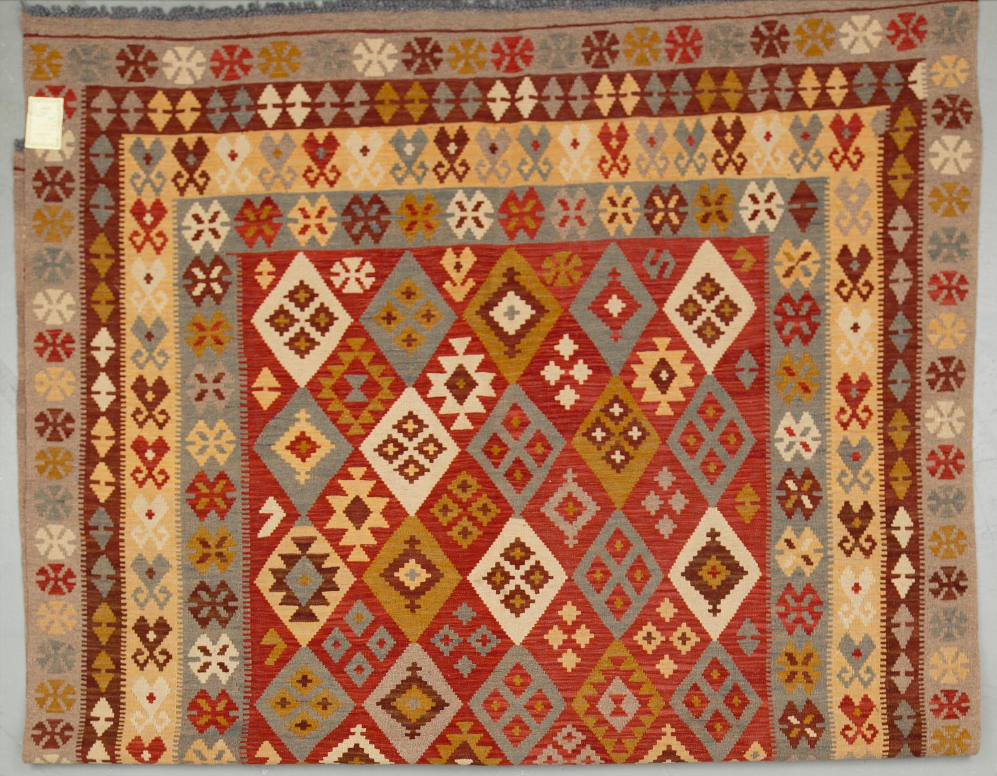 KELIM, Uzbekistan. Ca 293x200 cm.