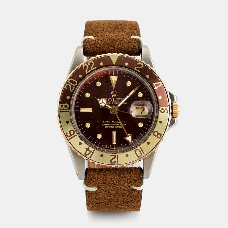 Rolex, GMT-Master, "Root beer", "Nipple Dial", ca 1970.