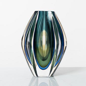 Mona Morales-Schildt, a 'Ventana' glass vase, Kosta.