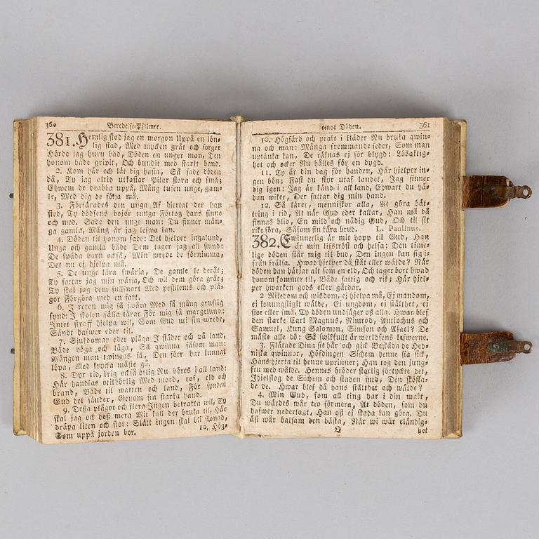 Swedish Hymnals 1742, 1804, 1824.