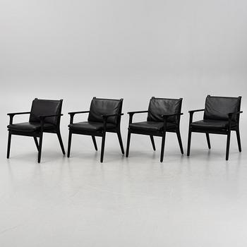Space Copenhagen four 'Ren' dining chairs from Stellar Works.