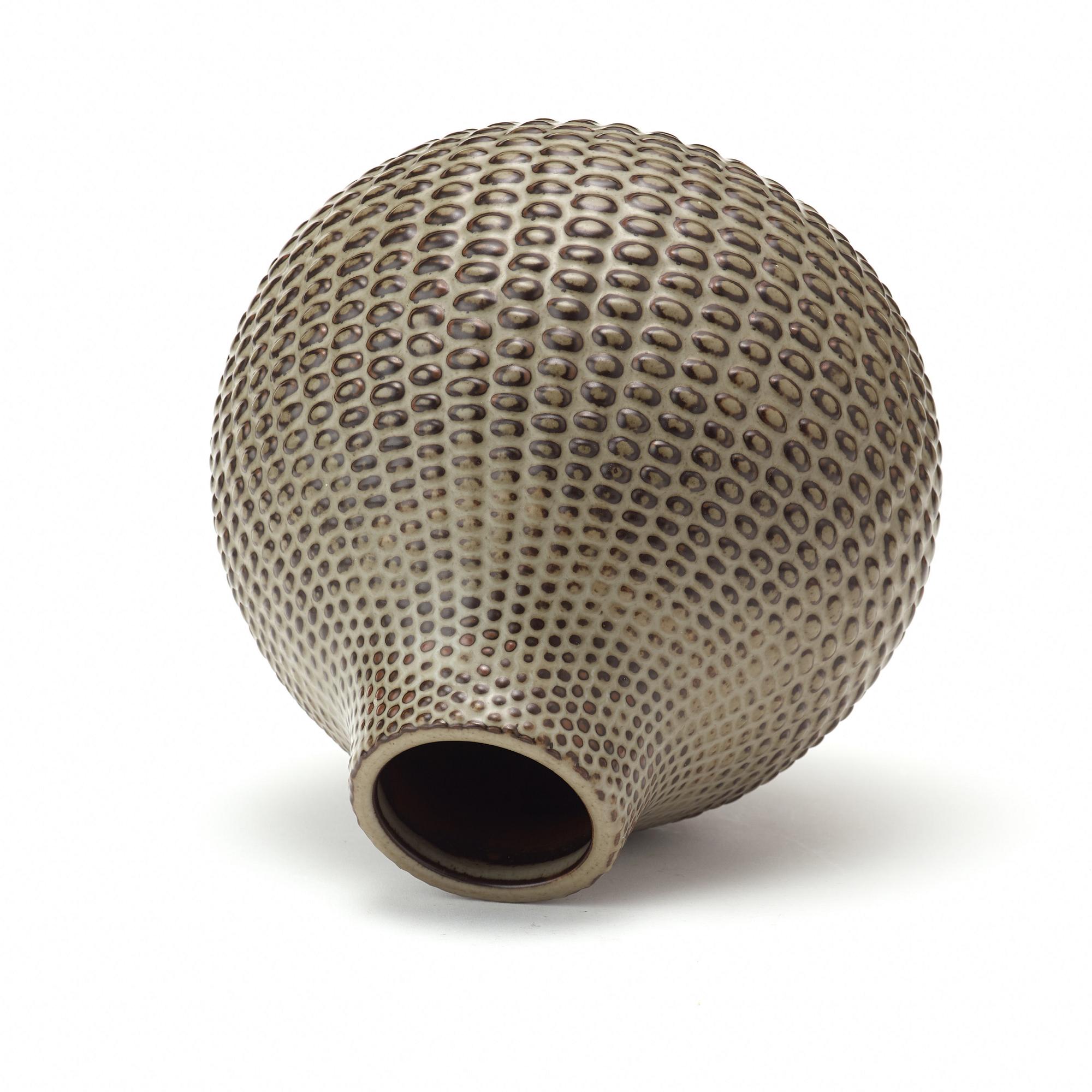 AXEL SALTO, vas av stengods, Royal Copenhagen, Danmark 1954.