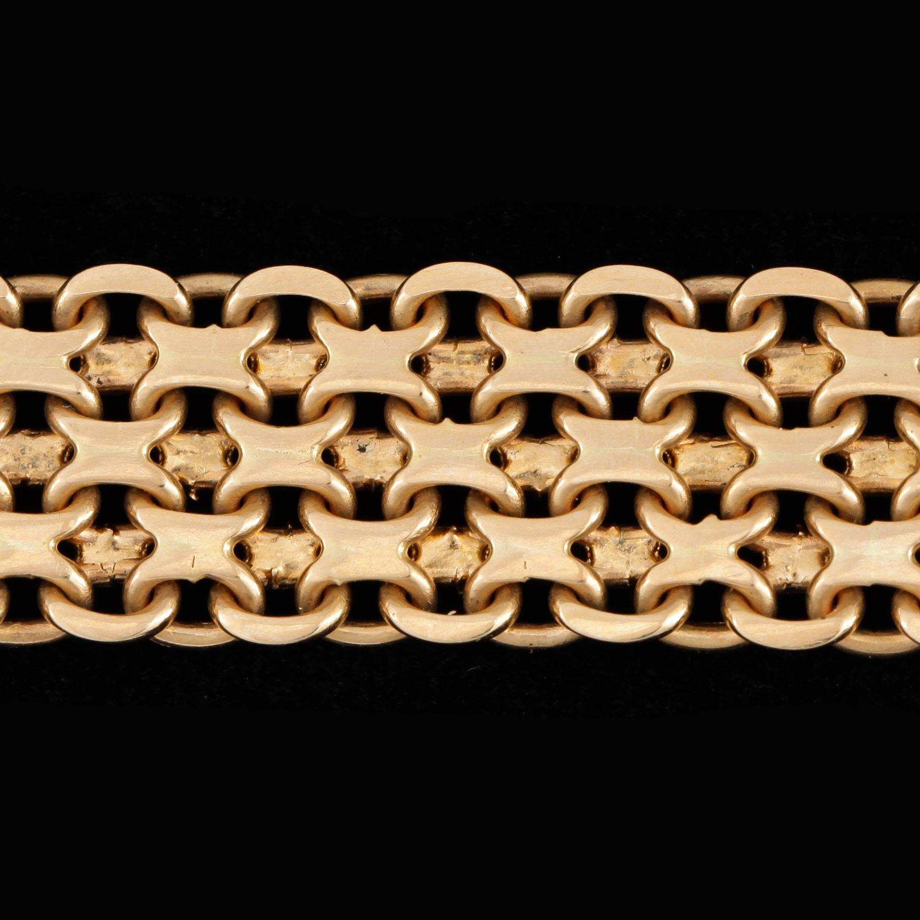 ARMBAND, 18k guld. Vikt ca 48 gram.