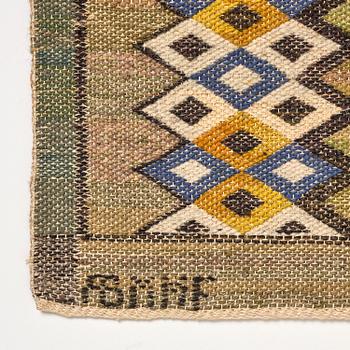 Märta Måås-Fjetterström, a "Crocus" textile, ca. 41 x 80 cm, signed AB MMF.