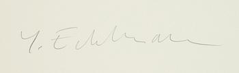 YRJÖ EDELMANN, lithograph in colours, signed Y. Edelmann and numbered 130/150 in pencil.