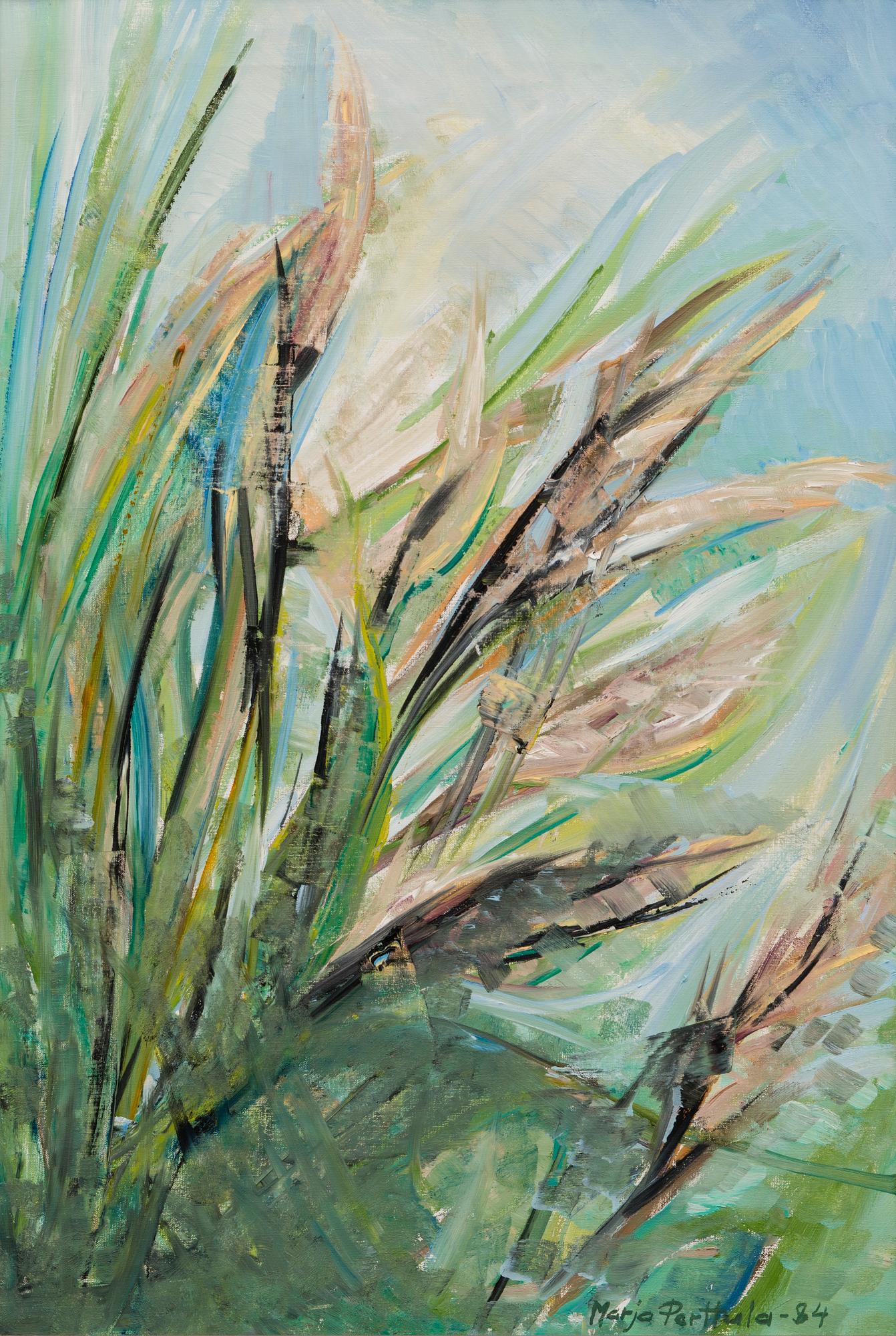 MARJA PERTTULA, öljy kankaalle, signeerattu ja päivätty -84.