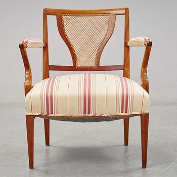 Josef Frank, a model 969 armchair for Svenskt Tenn.