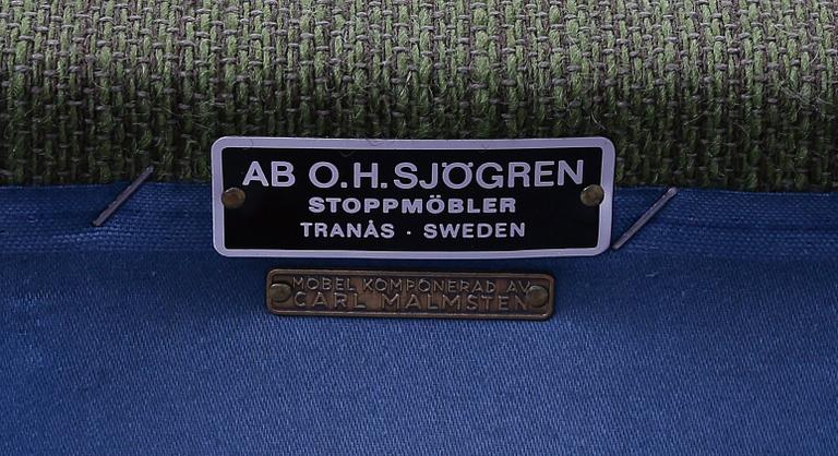 SOFFA, "Samsas", Carl Malmsten, AB O.H. Sjögren, Tranås, 1900-talets andra hälft.