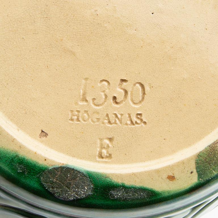 Albin Hamberg outer cover a pair of Höganäs stoneware from the 1890s.