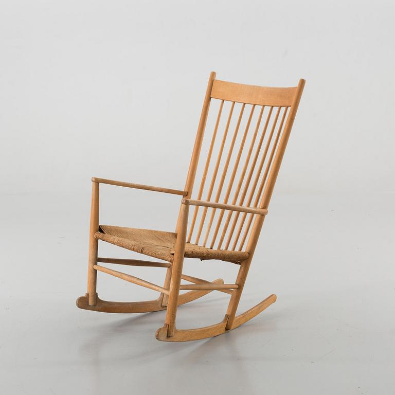 HANS J. WEGNER, gungstol, "J16", F.D.B. Møbler, Danmark.