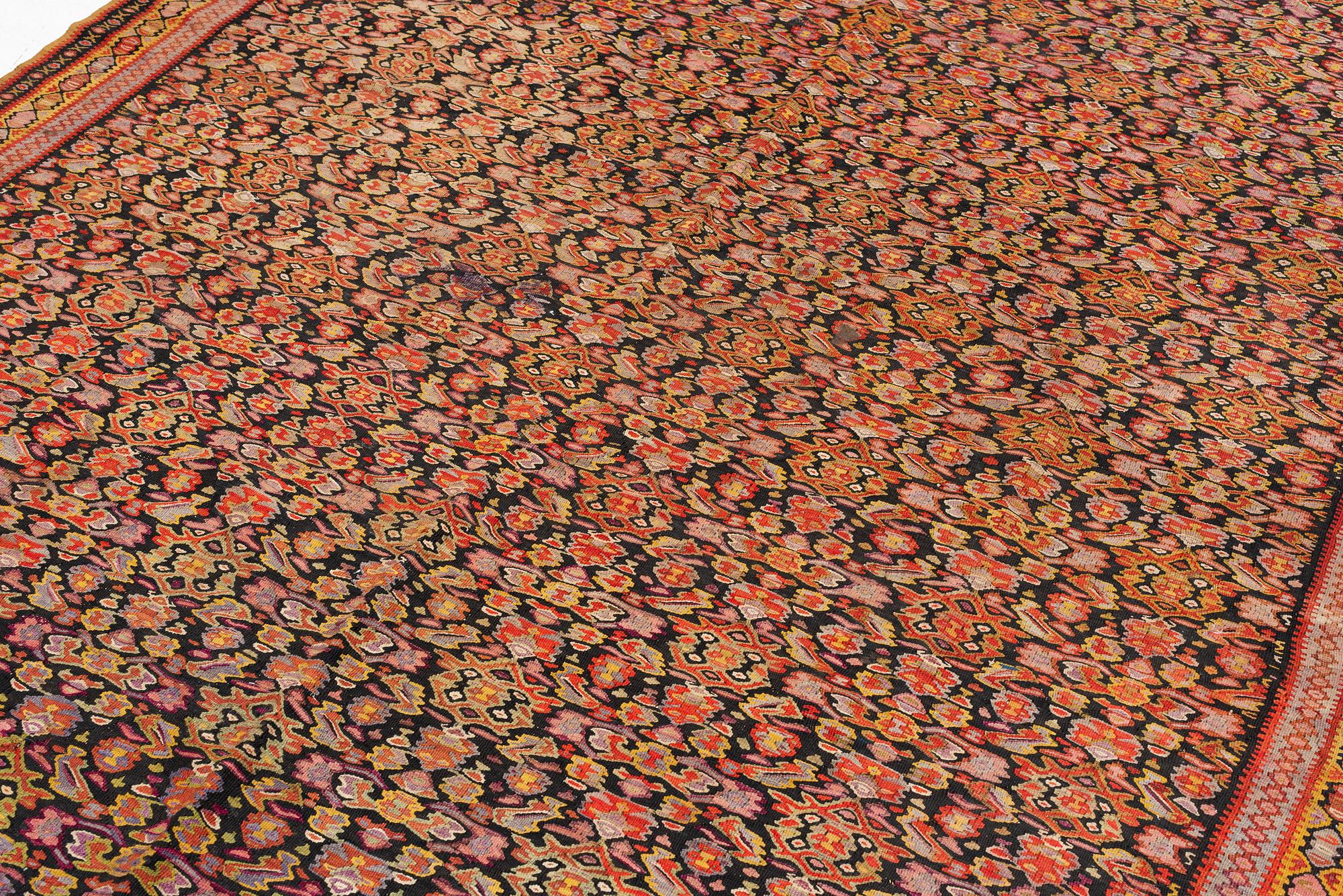 Carpet, kilim, Senneh, semi-antique. approx. 330 x 210.