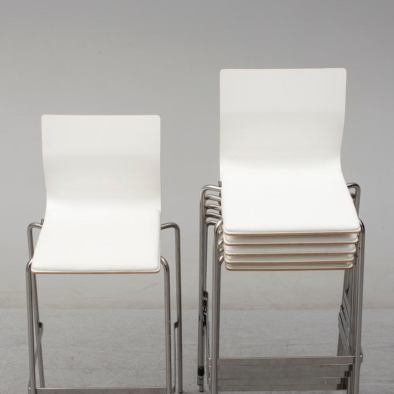 Six 'Adam' chairs by Yrjö Wiherheimo & Simo Heikkilä, Materia, 2016.