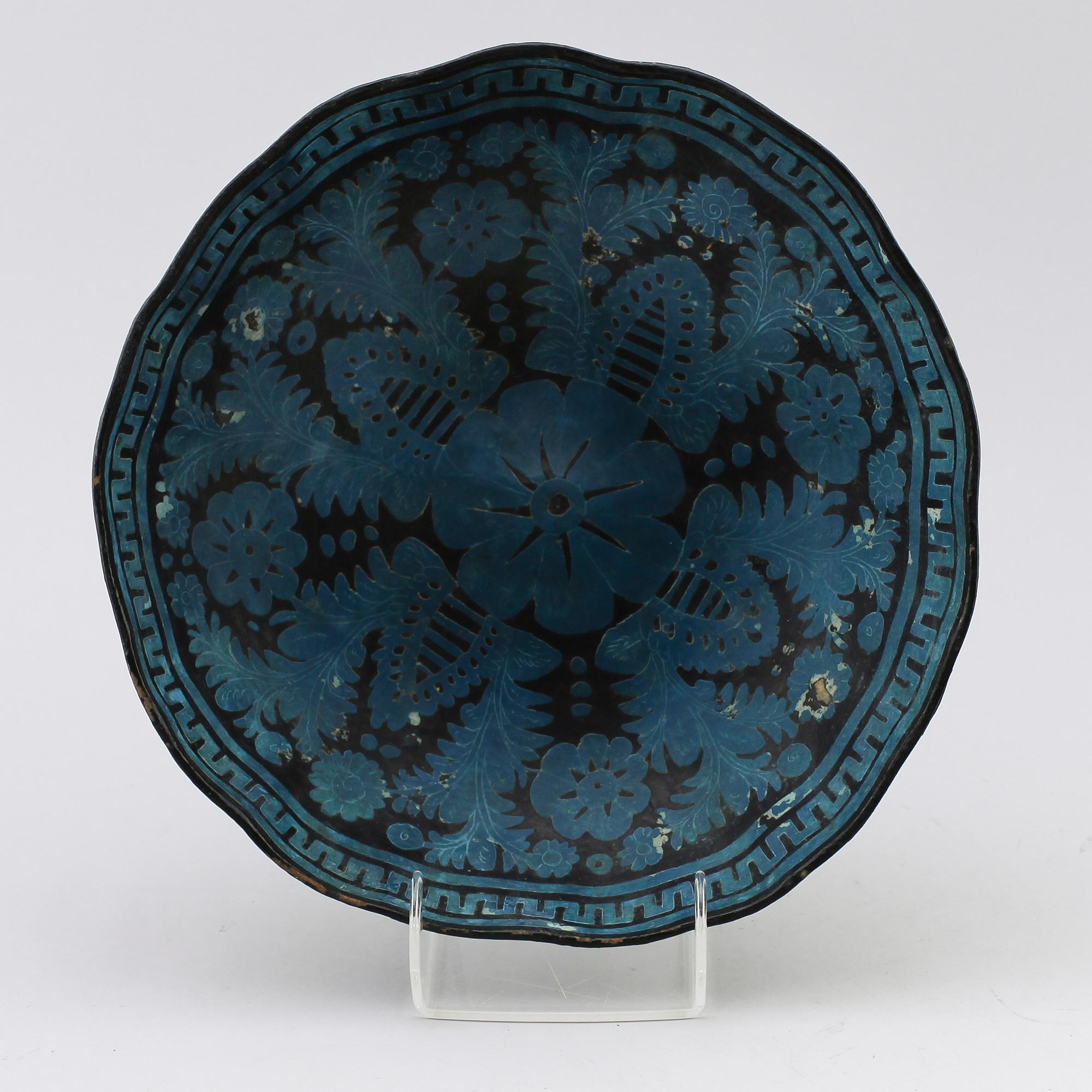 SKÅL, papier maché, 1800-/1900-tal.