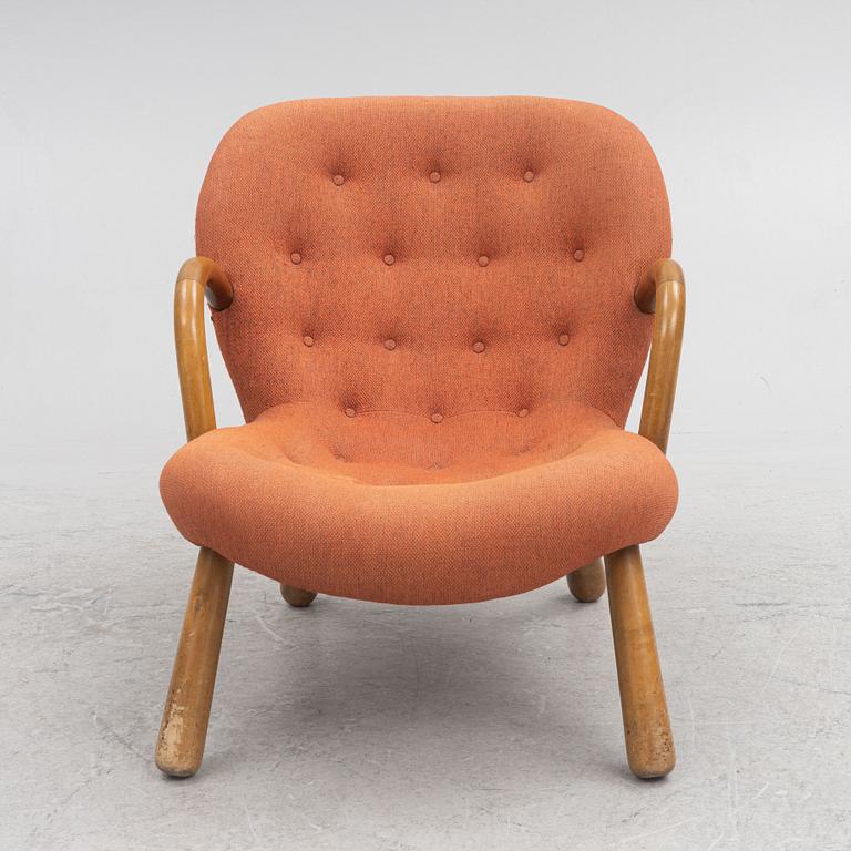 Fåtölj, "Clam chair", Scandinavian Modern, 1940/50-tal.