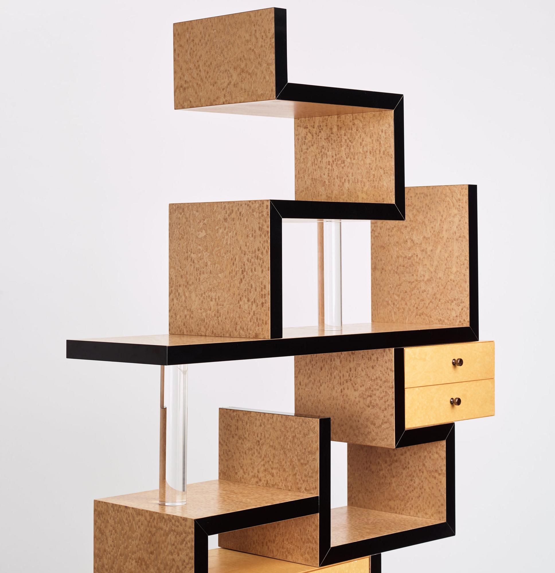 Ettore Sottsass, a "Max" bookcase, Memphis, Italy, post 1987.