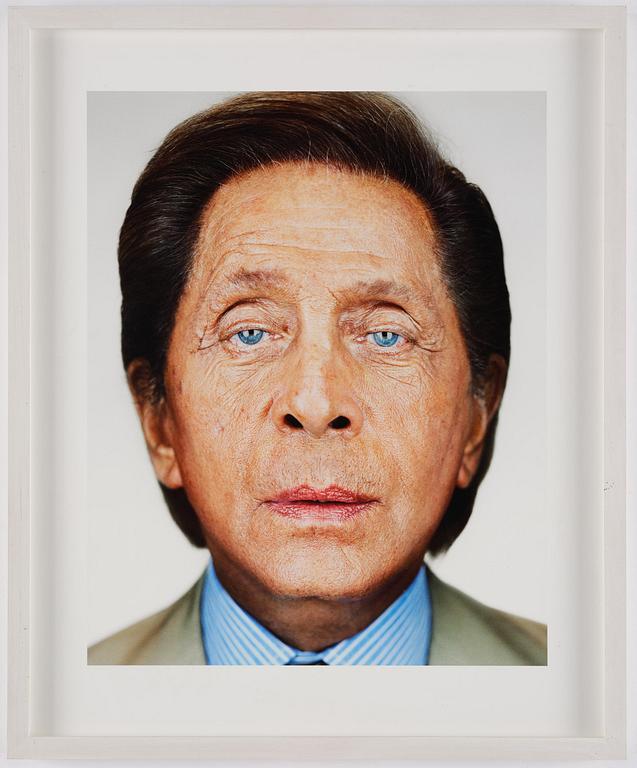 Martin Schoeller, "Valentino", 2005.