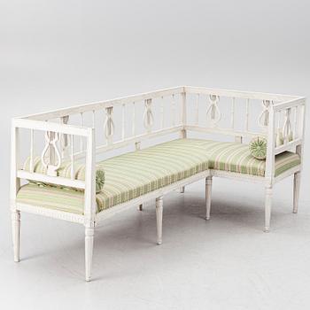 Salongsgrupp, gustaviansk, 1800-talets början.