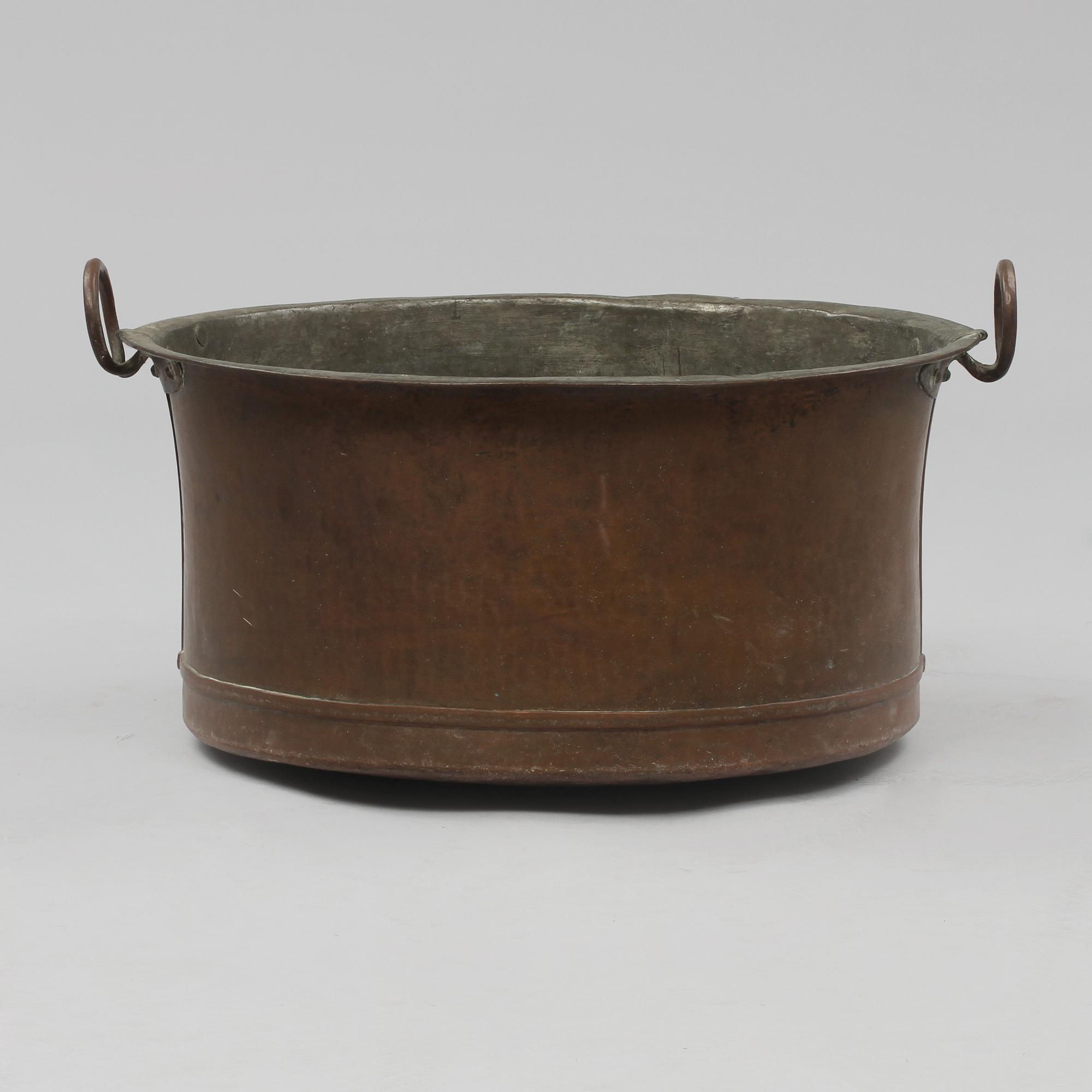 BUNKE, koppar, 1800-tal.