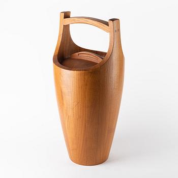 Jens Quistgaard, a 'Congo' teak ice bucket, Denmark, 1960's.
