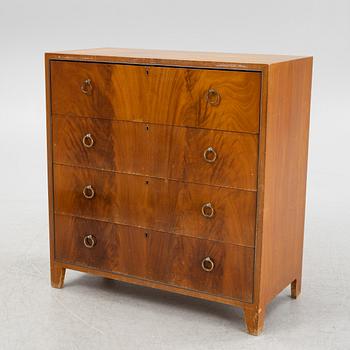 A Swedish Modern mahogany veneered dresser, 1940s.
