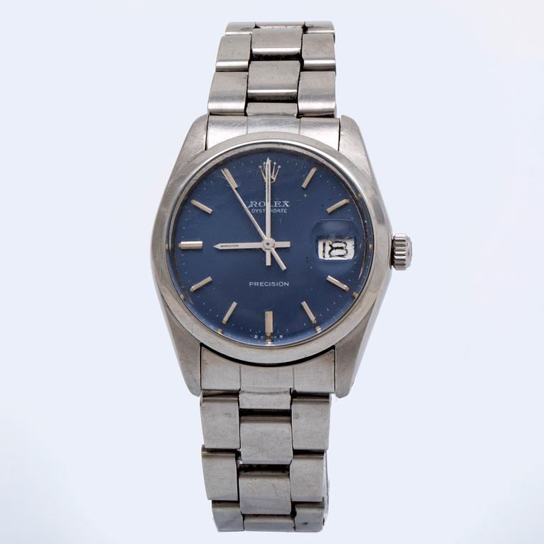 ROLEX Oysterdate Precision, wristwatch 35 mm.