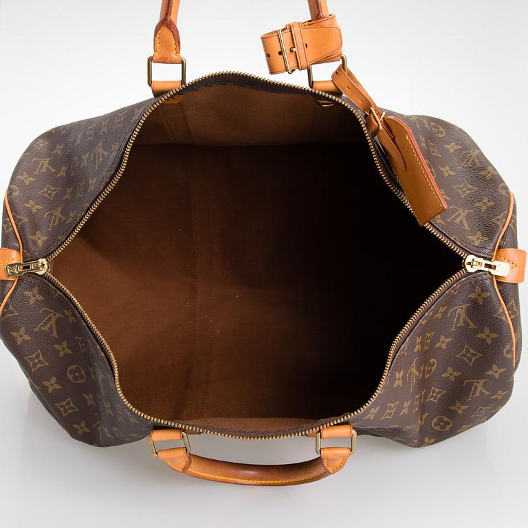 LOUIS VUITTON Monogram Keepall 55 Bag.