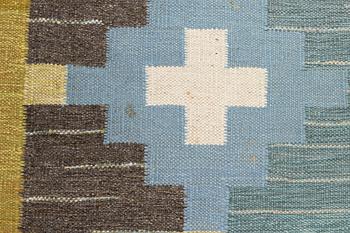 Rug, flat weave, signed GS, approx. 300 x 200 cm.