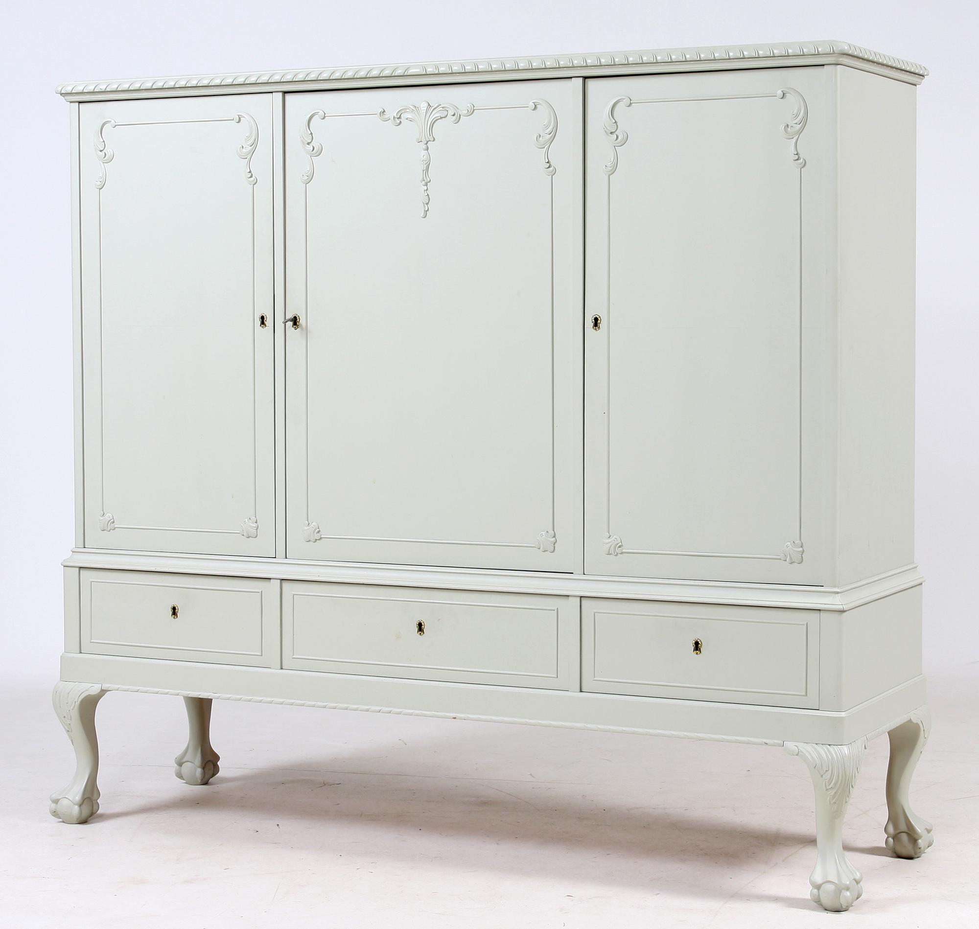 MATGRUPP, 6 delar, Chippendale-stil, 1900-tal.