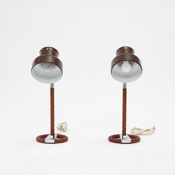 Anders Pehrson, a pair of 'Bumling table lamps, 1970's.