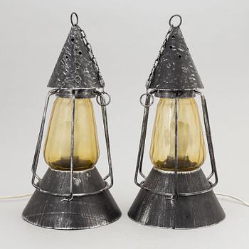 Bordslampor, ett par, Nordiska Kompaniet.