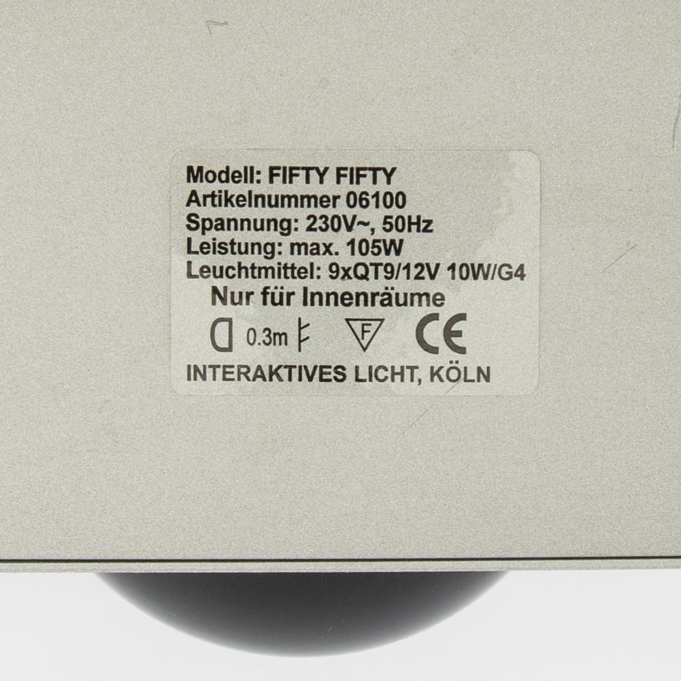 Paul Talman, vägglampa, Fifty Fifty ("ON/OFF"), 1990-tal.