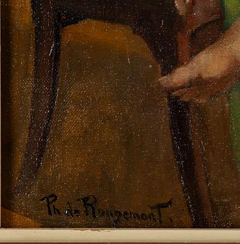 Philippe de Rougemont, I konstnärens atlejé.