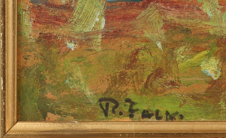 RAGNAR FALK, olja på duk, sign.