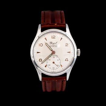 ARMBANDSUR, Royal, stål, 1900-talets mitt.