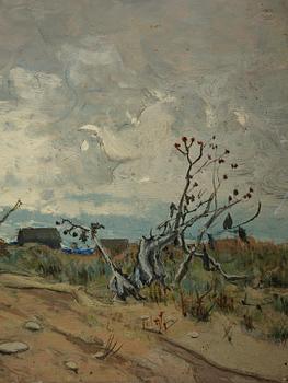 Carl Larsson, "Åsnekärra i Barbizon".