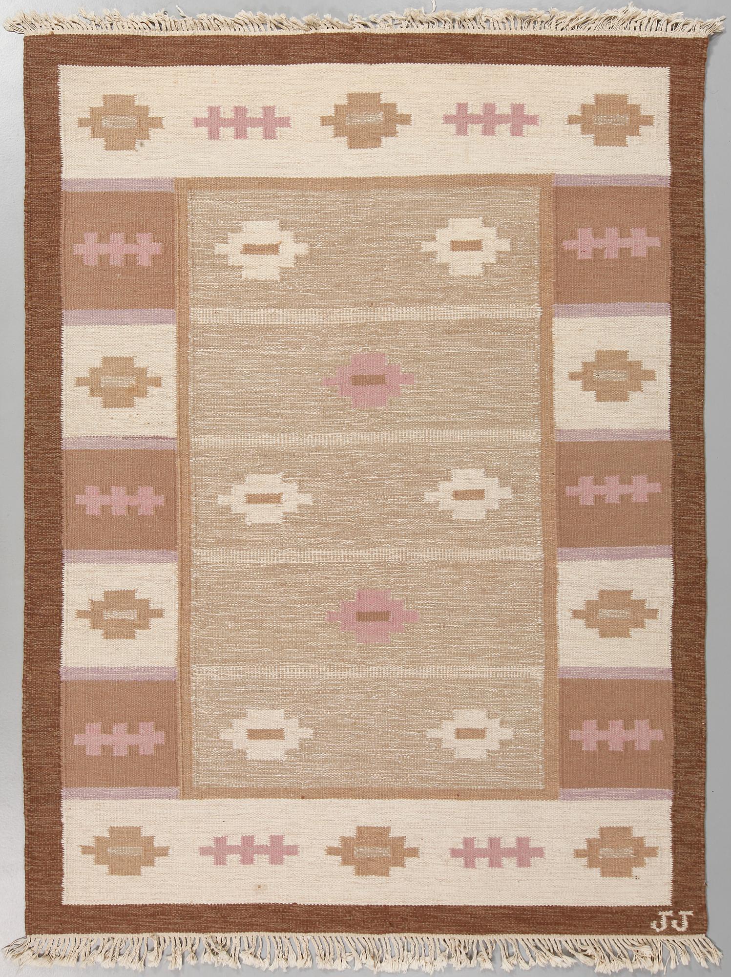 MATTA, rölakan, monogramsignerad JJ, 1900-talets andra hälft, 233 x 172 cm.