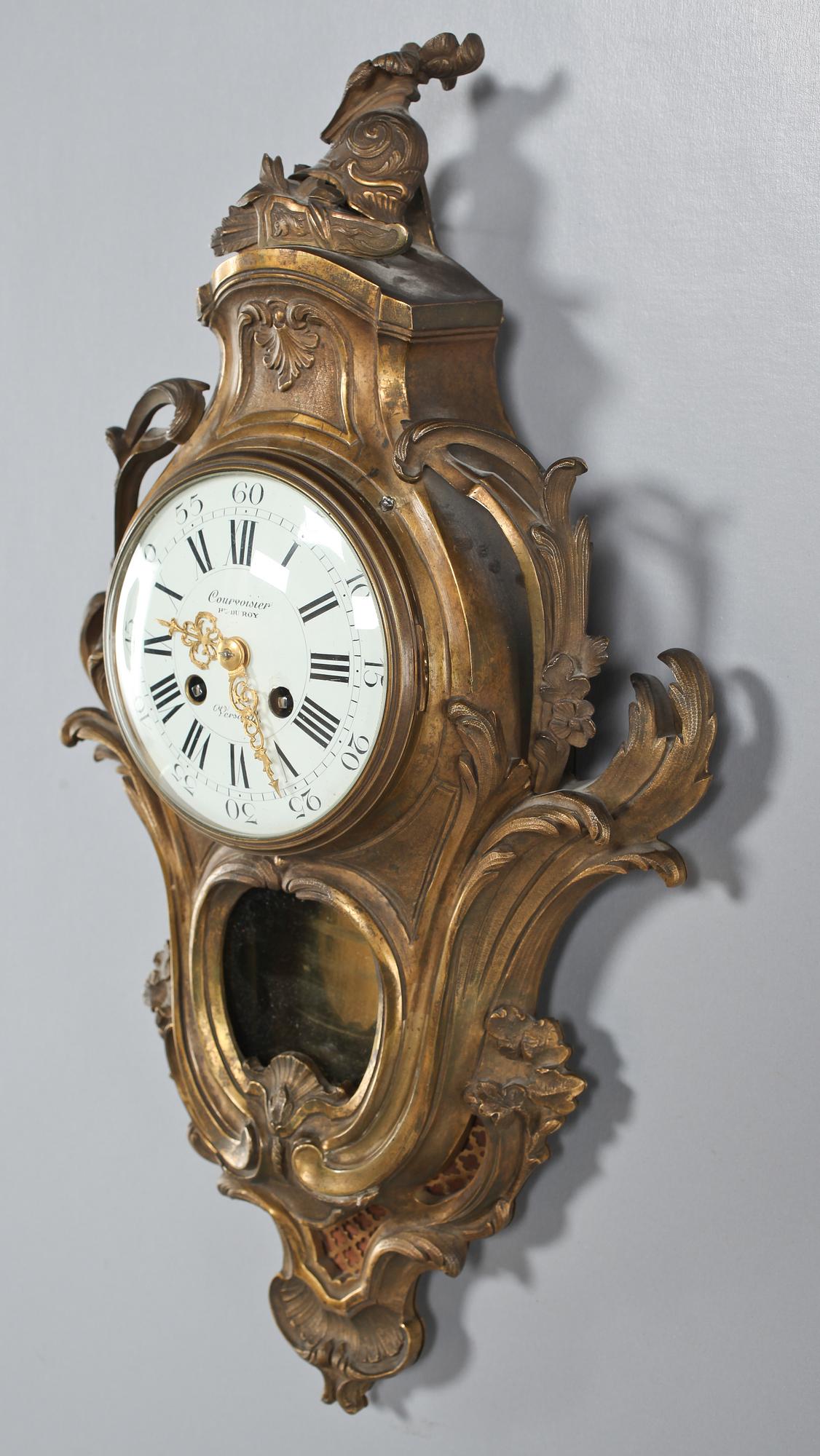 VÄGGPENDYL, Louis XV-stil, Frankrike, runt sekelskiftet 1900.