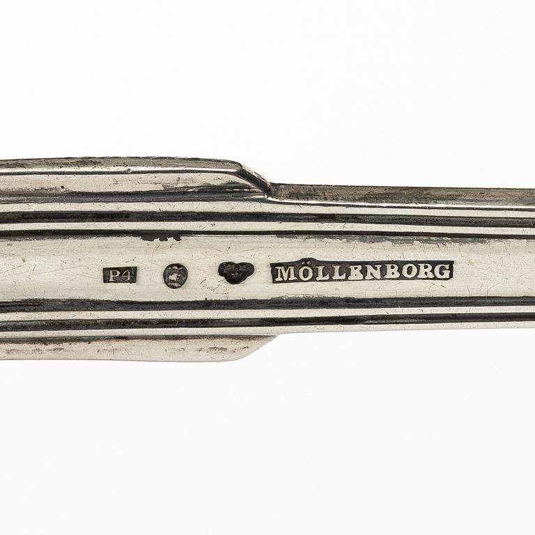 Gustaf Möllenborg, Soppslev, silver, Stockholm 1845.
