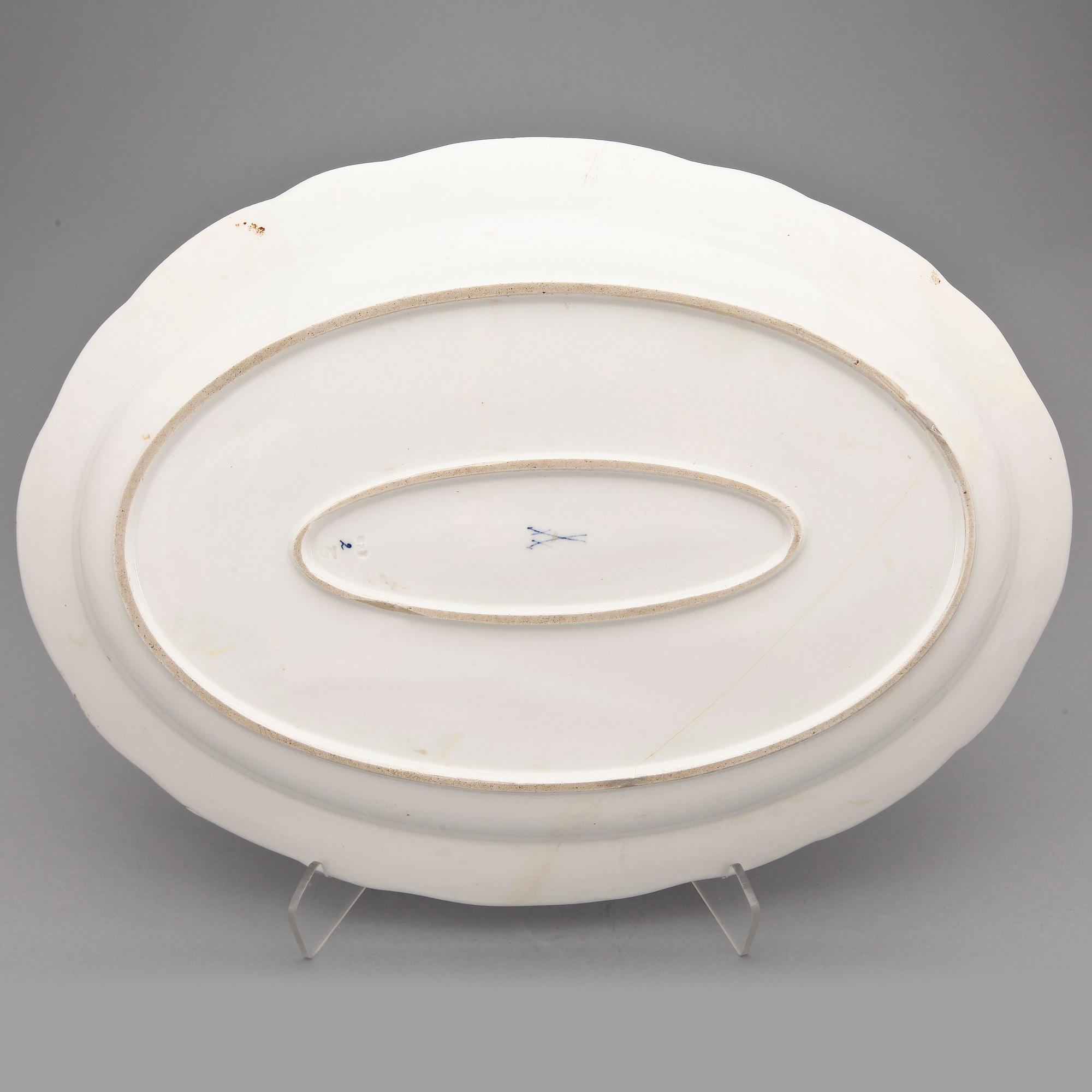 SERVISDELAR, 14 st, porslin, Meissen, 1900-tal.