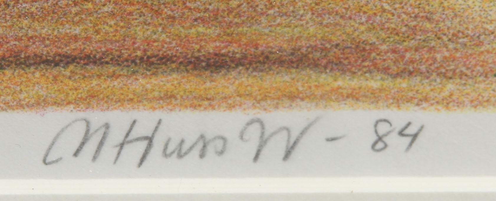 MONA HUSS WALIN, färglitografi, sign o numr 336/380.