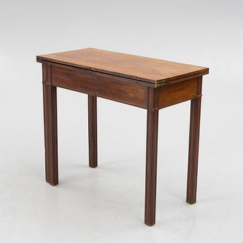 A Gustavian games table, circa 1800.