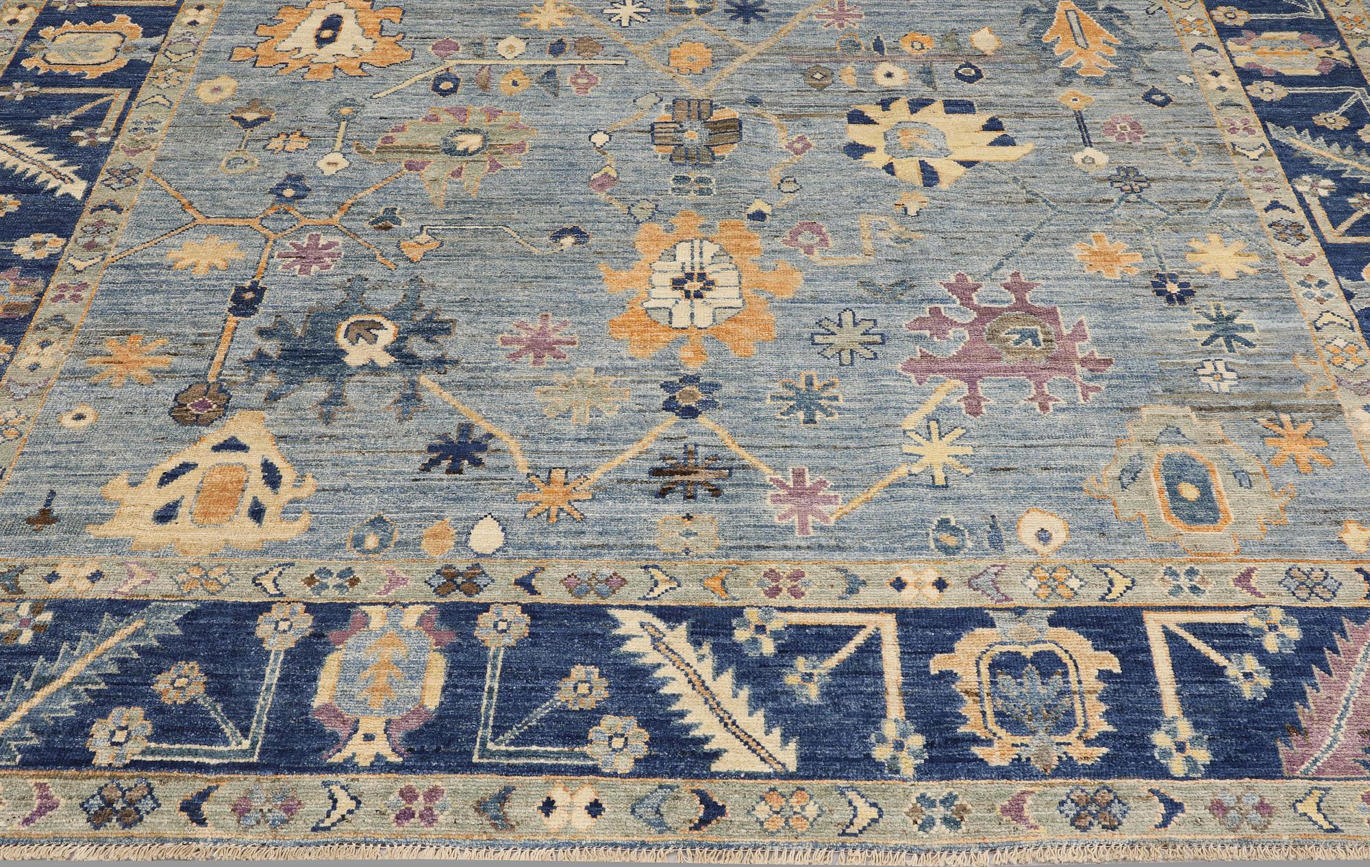 A carpet, Ziegler design, approx. 302 x 250 cm.