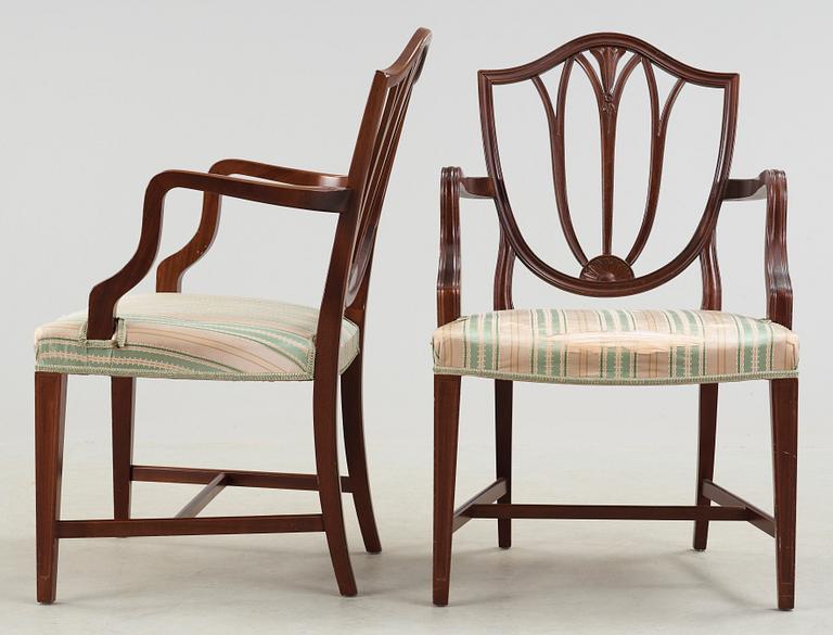 MATSALSAGRIUPP, 15 delar, regency stil, JOC, Vetlanda, sent 1900-tal.