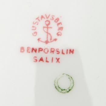 STIG LINDBERG, Servisdelar 27 st, "Salix" Benporslin, Gustavsberg,