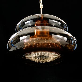 A ceiling lamp "Bubblan" by Carl Fagerlund, Orrefors.