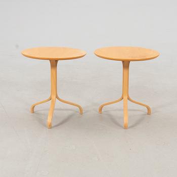 Yngve Ekström, a pair of "Lamino" tables for SWEDESE, second half of the 20th century.