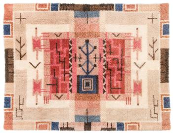 Laila Karttunen, A Finnish rya rug for Wetterhoff. Circa 150x115 cm.