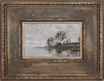 Helge Dahlman, oil on canvas board, signed.