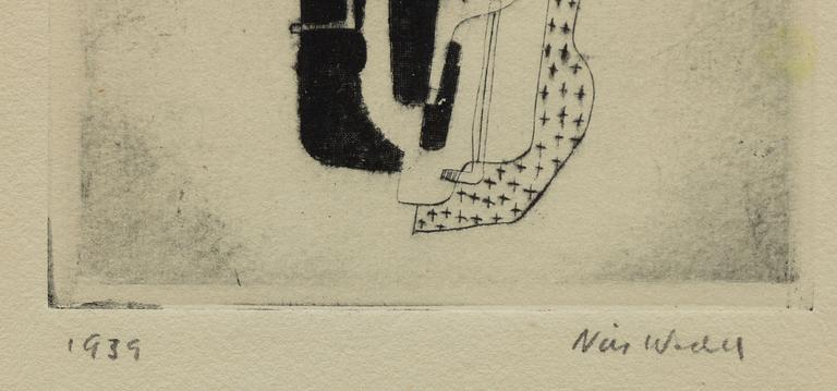 Nils Wedel, Cubist Composition.