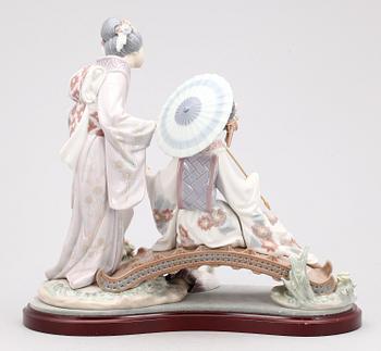 FIGURIN, porslin, Lladro, Spanien, 1900-talets andra hälft.